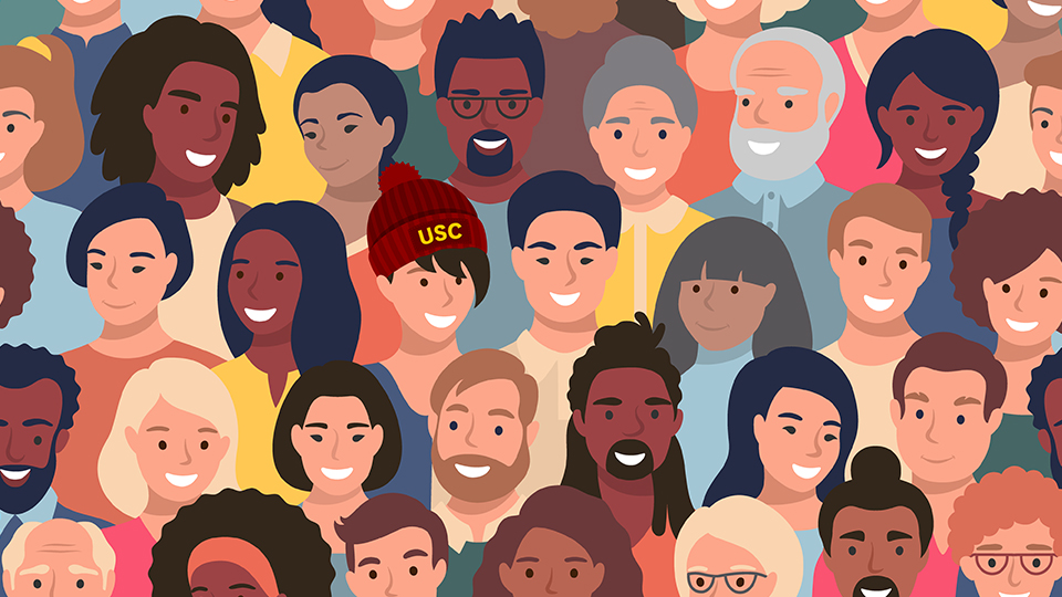 Illustration of diverse Human Resources employees
